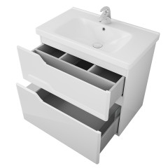 Тумба OWL 1975 Hella stor 80, белый лак