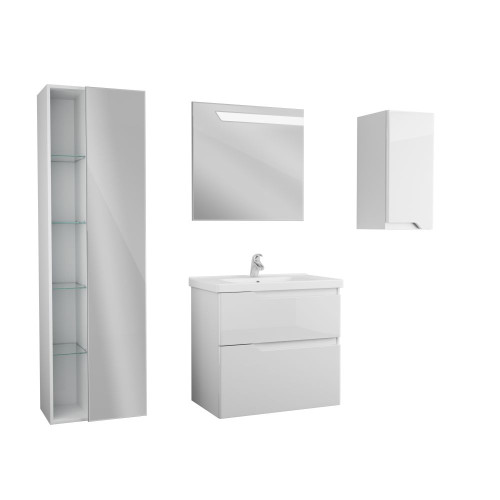 Тумба OWL 1975 Hella stor 80, белый лак