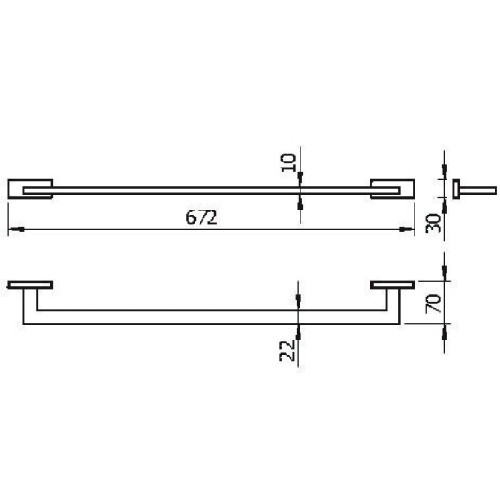 Полотенцедержатель Langberger Alster 11901A
