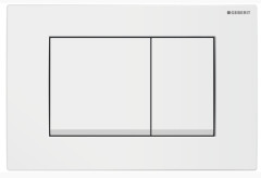 Кнопка смыва Geberit Delta 24.6х2.3х16.4 , пластик, цвет Белый (115.137.11.1)