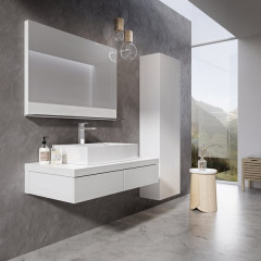 Пенал Ravak FORMY 46х27х160 Подвесной Белый (X000001038)