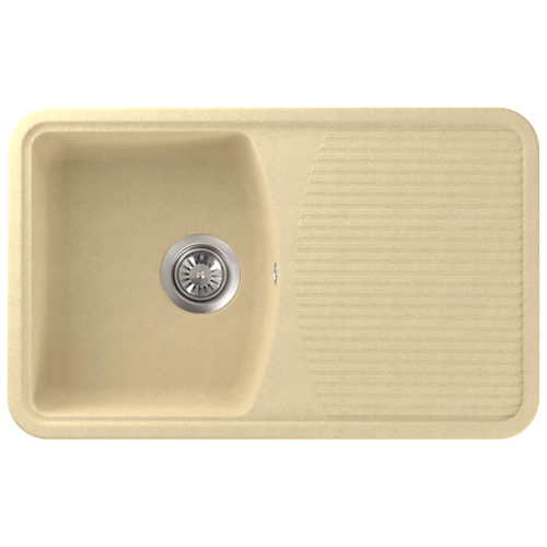 Кухонная мойка Formastone Fosto  КМ 76-47, прямоугольная с крылом, антика