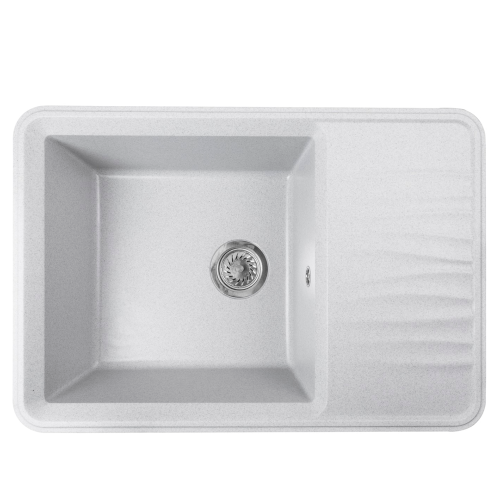 Кухонная мойка Formastone FostoGran FG Романа, прямоугольная с крылом, иней