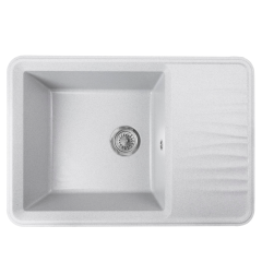 Кухонная мойка Formastone FostoGran FG Романа, прямоугольная с крылом, иней