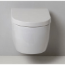 Neroceramica Round, унитаз подвесной 50,5х35,5 с сиденьем микролифт, цвет белый