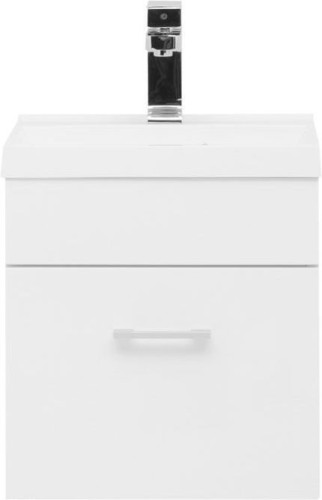 Тумба с раковиной Aquanet Нота NEW 40 белый