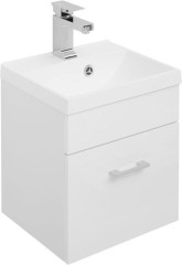 Тумба с раковиной Aquanet Нота NEW 40 белый