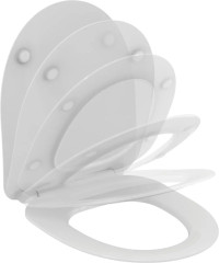 Сидение с крышкой для унитаза Ideal Standard i.life A с функцией плавного закрытия, дюропласт, с функцией fast fix (легкосъемное) (T467601)