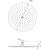 Верхний душ 303 мм Ideal Standard IdealRain (A5803XG)