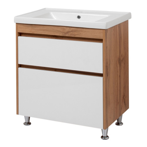 Комплект Тумба Виттория 80 с умывальником "Кантэ 80"