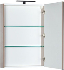 Зеркало-шкаф Aquanet Эвора 60 капучино