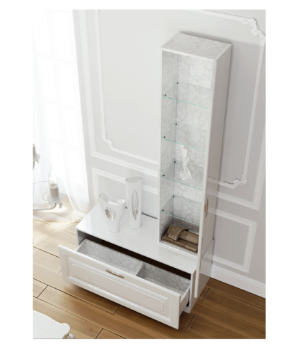 Тумба дополнительная(напольная) 100 см Aqwella Emp.03.10/W