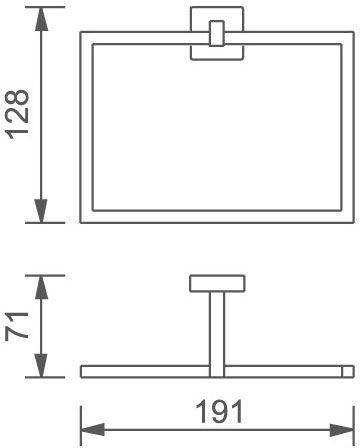 Держатель для полотенец Aquanet 4780