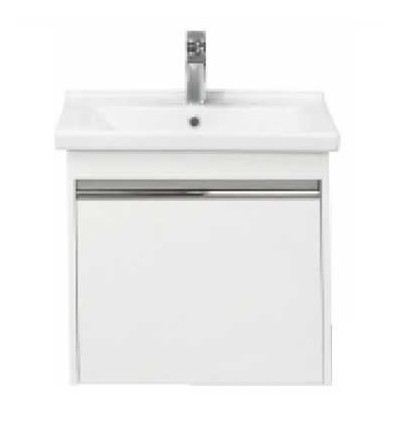 Тумба под раковину AQUATON Капри 60 подвесная, белая (1A230101KP010)