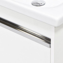 Тумба под раковину AQUATON Капри 60 подвесная, белая (1A230101KP010)