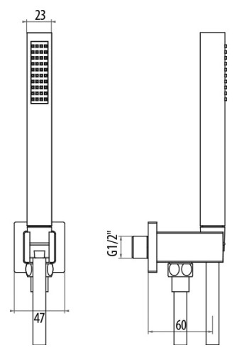 Душевой гарнитур Gattoni Programma Docce KTQ01/PD