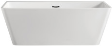 Ванна акриловая Azario OXFORD 1700х830х650, пристенная, в комплекте с сифоном и металлической рамой (OXF17083)