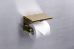 Держатель туалетной бумаги с полкой RUSH Edge (ED77141 Bronze)