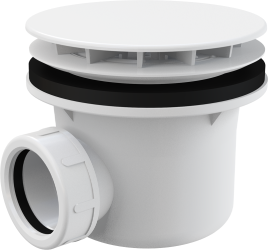 Сифон для душевого поддонa Alcadrain белый (A49B)