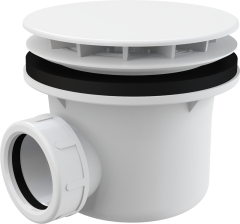 Сифон для душевого поддонa Alcadrain белый (A49B)