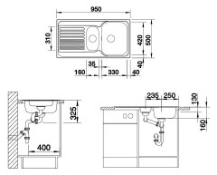 Кухонная мойка Blanco Tipo 6 S