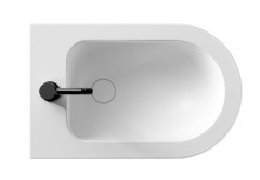 Alice Unica 55, подвесное биде c крепежом fix10, 55x35 см, цвет белый глянцевый