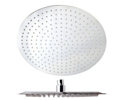 AQG, душевая круглая ультраплоская антикальковая головка ATLAS R30 см, цвет хром