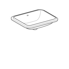 Раковина встраиваемая снизу Geberit VariForm 49х58х17.8, фаянс, цвет Белый (500.764.01.2)