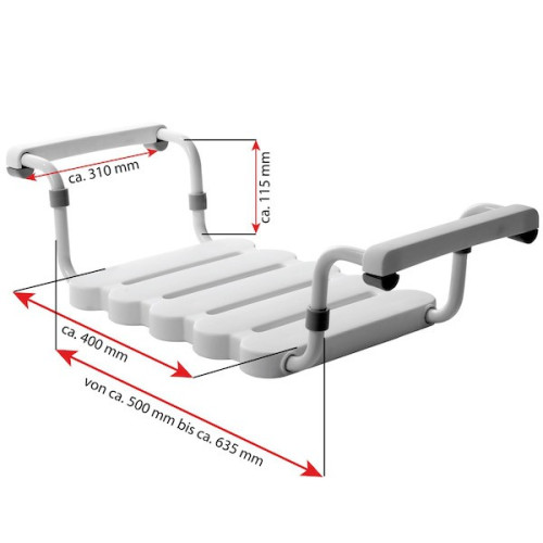 Сиденье для ванны Ridder Assistent А00400101