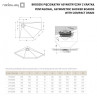 Душевая плита Radaway RadаDrain 89x79 пятиугольная