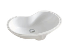 Раковина Artceram Idea 600*370*205 отверстия для смесителя-отсутствуют Glossy White