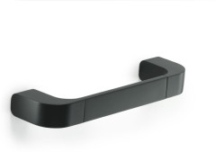 Gedy Outline, полотенцедержатель, длина 25.1 см, цвет черный матовый