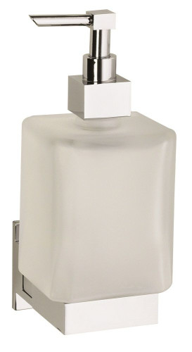 Sanibano Cosmo, настенный стеклянный дозатор, цвет хром