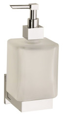 Sanibano Cosmo, настенный стеклянный дозатор, цвет хром