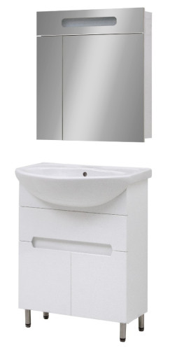 Зеркальный шкаф в ванную Ceruttispa Ломбардия 60