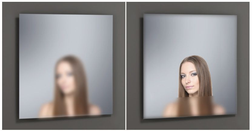 Xpertials SIRO, круглое зеркало 100 см c LED подсветкой: датчик вкл/выкл подсветки с диммером и датчик антизапотевания