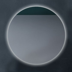 Xpertials SIRO, круглое зеркало 100 см c LED подсветкой: датчик вкл/выкл подсветки с диммером и датчик антизапотевания
