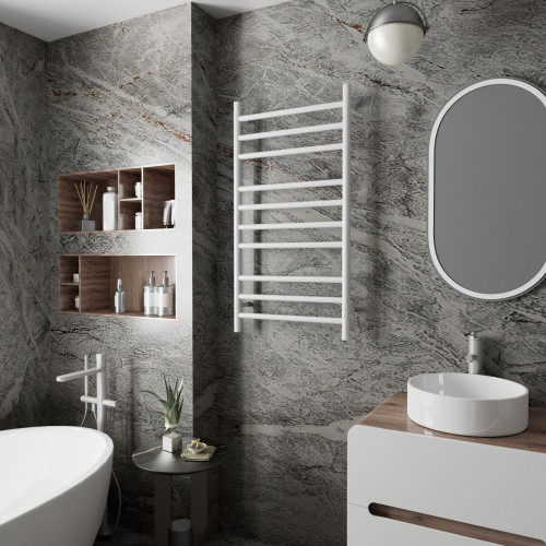 Полотенцесушитель электрический (лесенка) Bauedge Stil DB-0027, 50x100 см