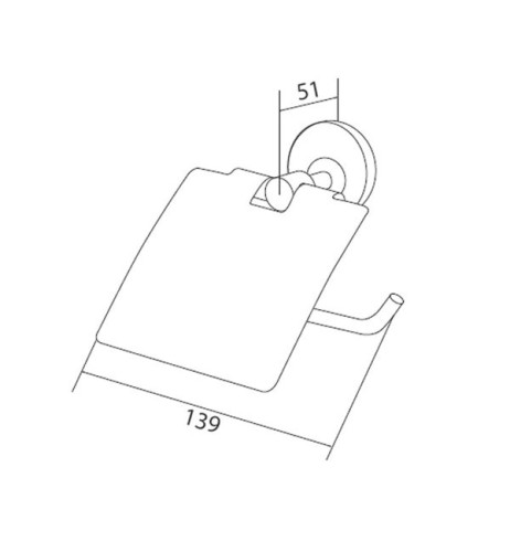 Держатель туалетной бумаги AM PM Bliss A55341400