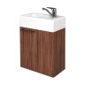 Тумба под раковину AQUATON Эклипс 46, темное дерево (1A172701EK560)