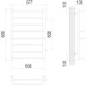 Полотенцесушитель TERMINUS Эконом Евромикс П8 500х800 бп500 NEW