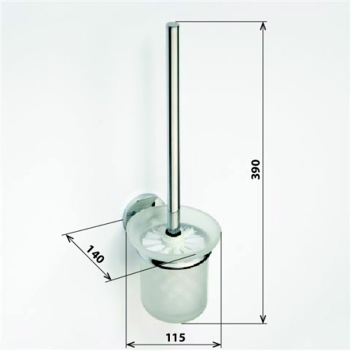 Ершик для унитаза Bemeta Alfa 102413012