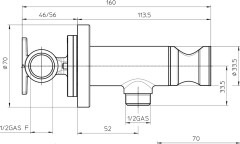 Гигиенический душ Bossini PALOMA с прогрессивным смесителем, черный матовый (E37007B.073)