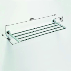 Полка для полотенец Bemeta Omega 104105082