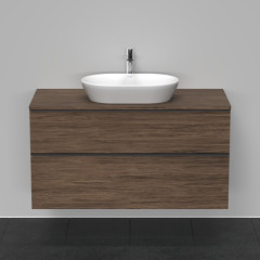 Тумба подвесная Duravit D-Neo темный орех 1200х550 (DE496902121)