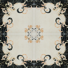 Castello Del Monte Crema Roseton 120x120 (4x60x60)