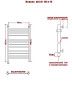 Полотенцесушитель Электрич. Ника CLASSIC ЛП (Г2) 100/40 левый тэн