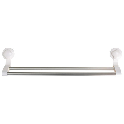 Полотенцедержатель Fixsen Grampus трубчатый двойной 55 см, белый (GR-7078)