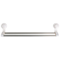 Полотенцедержатель Fixsen Grampus трубчатый двойной 55 см, белый (GR-7078)