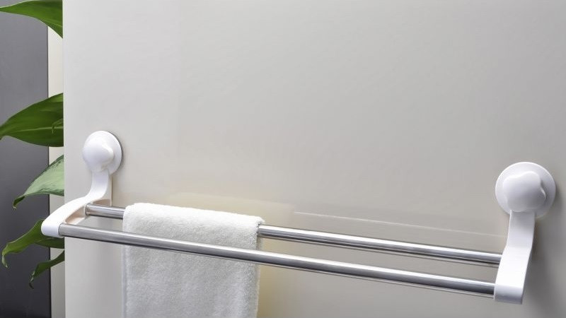 Полотенцедержатель Fixsen Grampus трубчатый двойной 55 см, белый (GR-7078)